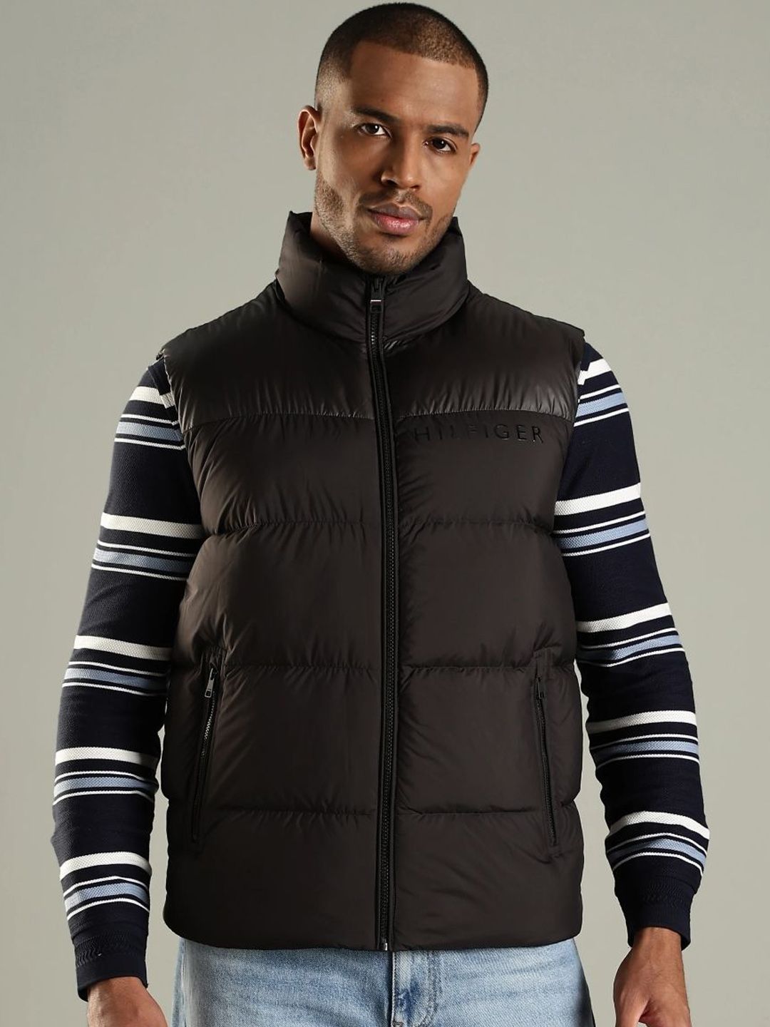 Tommy Hilfiger Men Solid Padded Jacket-picture-13