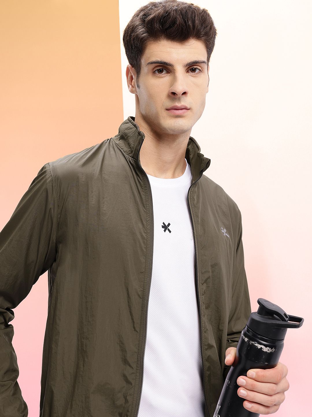 HRX by Hrithik Roshan Reflective Detail Training Jacket-image-7