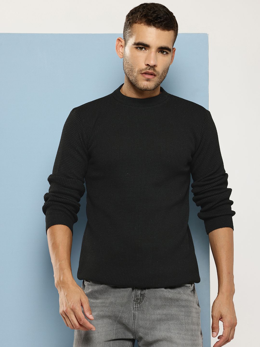 Aarika Textured Woollen Pullover-picture-55