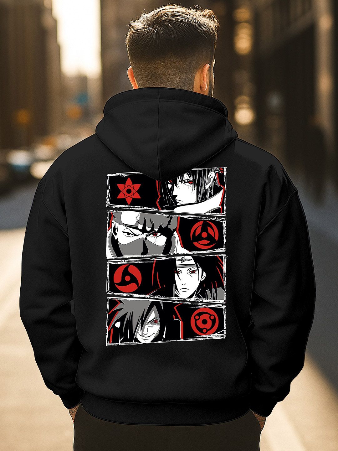 Triptee Men Naruto Printed Hooded Sweatshirt-picture-18