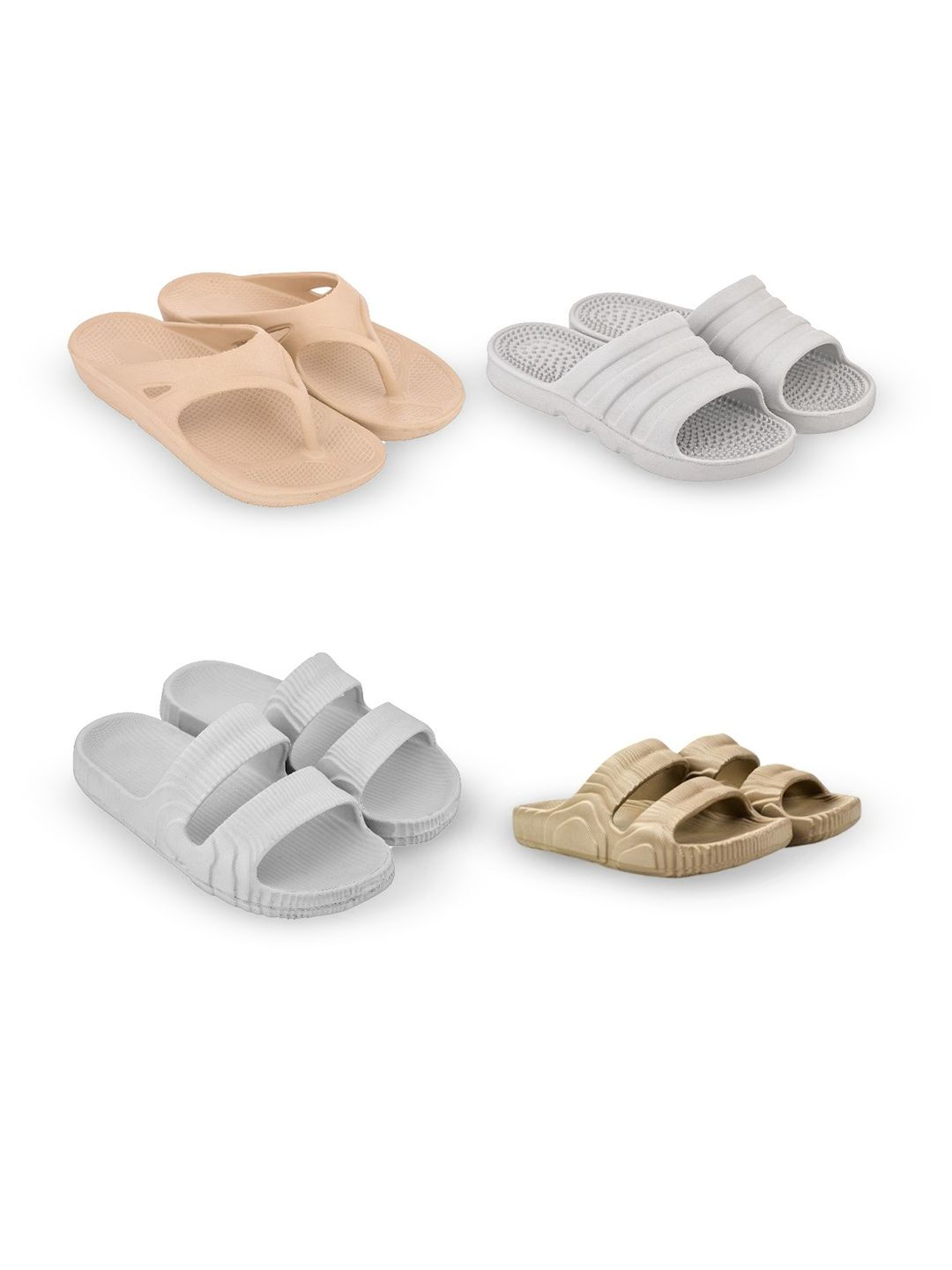 Feel alive Men Set of 4 Thong Flip-Flops-picture-38