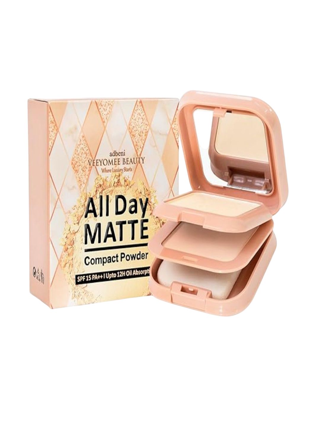 Adbeni All Day Matte Compact Powder - Shade 01-image-6