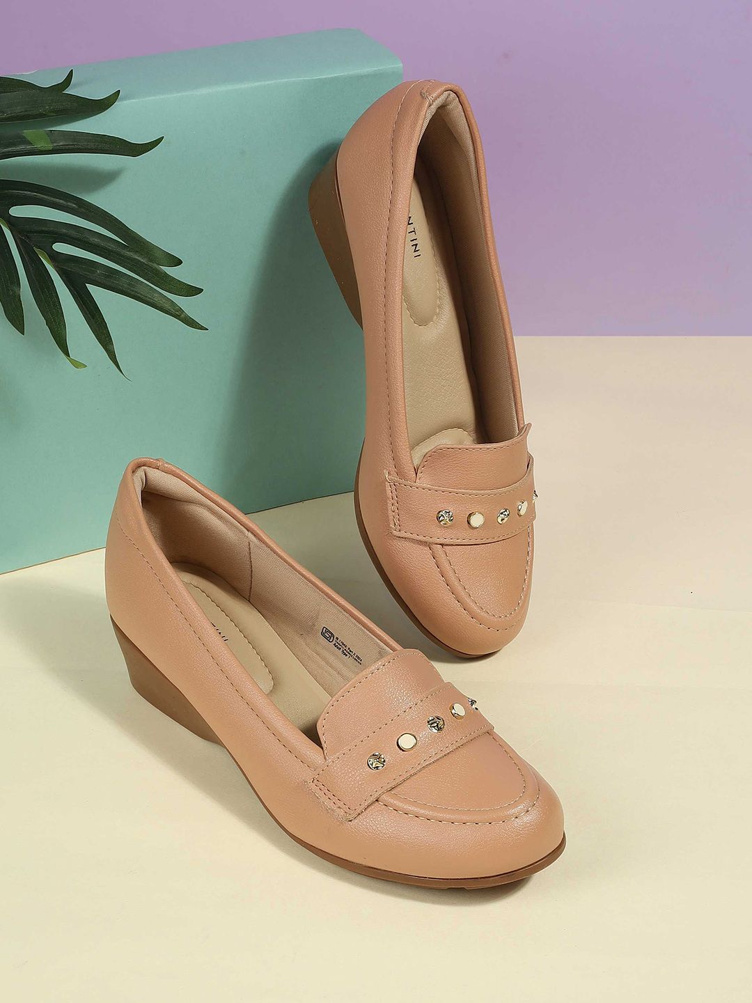 Mochi Women Embellished Penny Loafers-picture-31