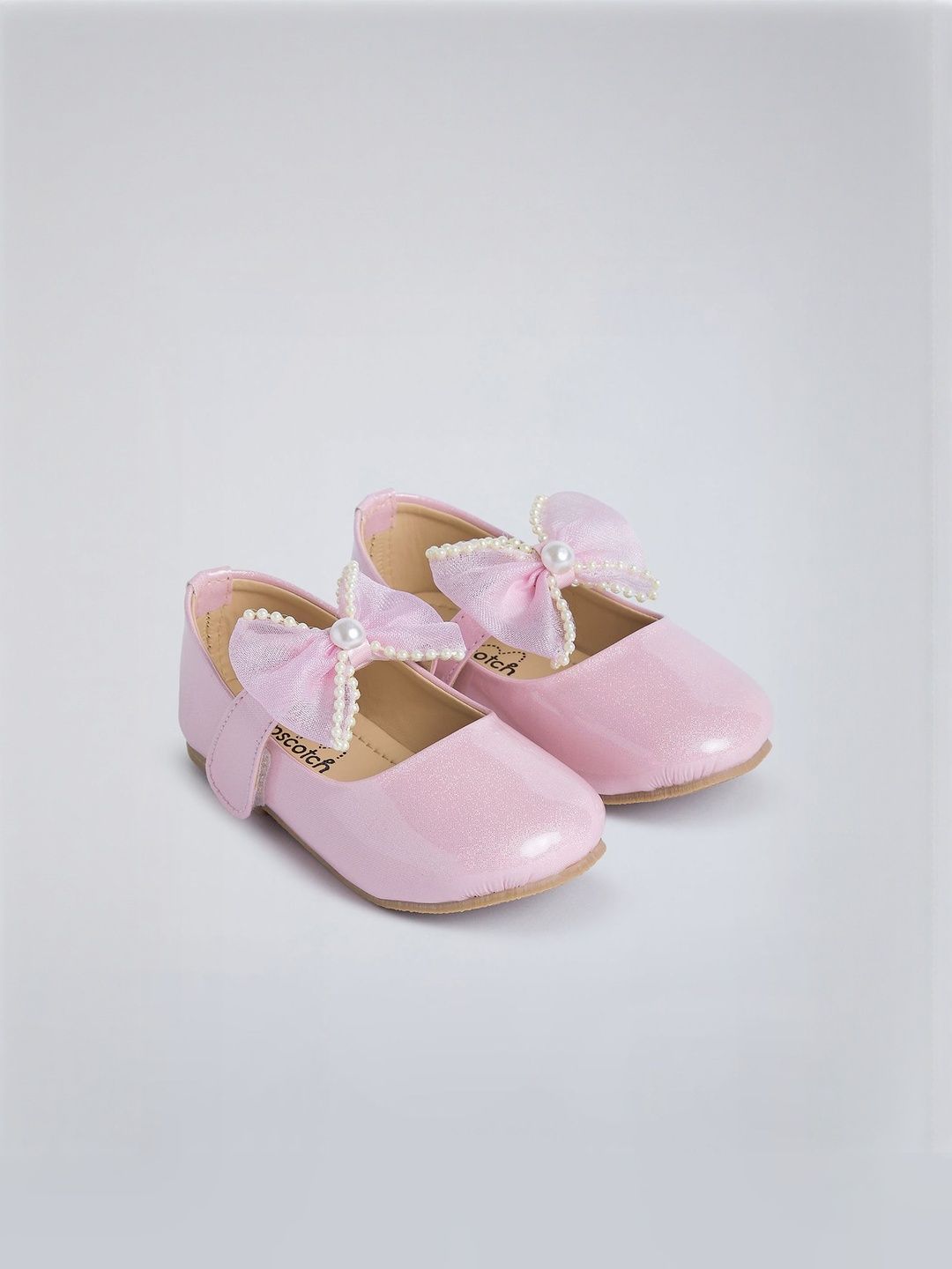 Hopscotch Girls Embellished Party T-Strap Flats with Buckles-picture-41