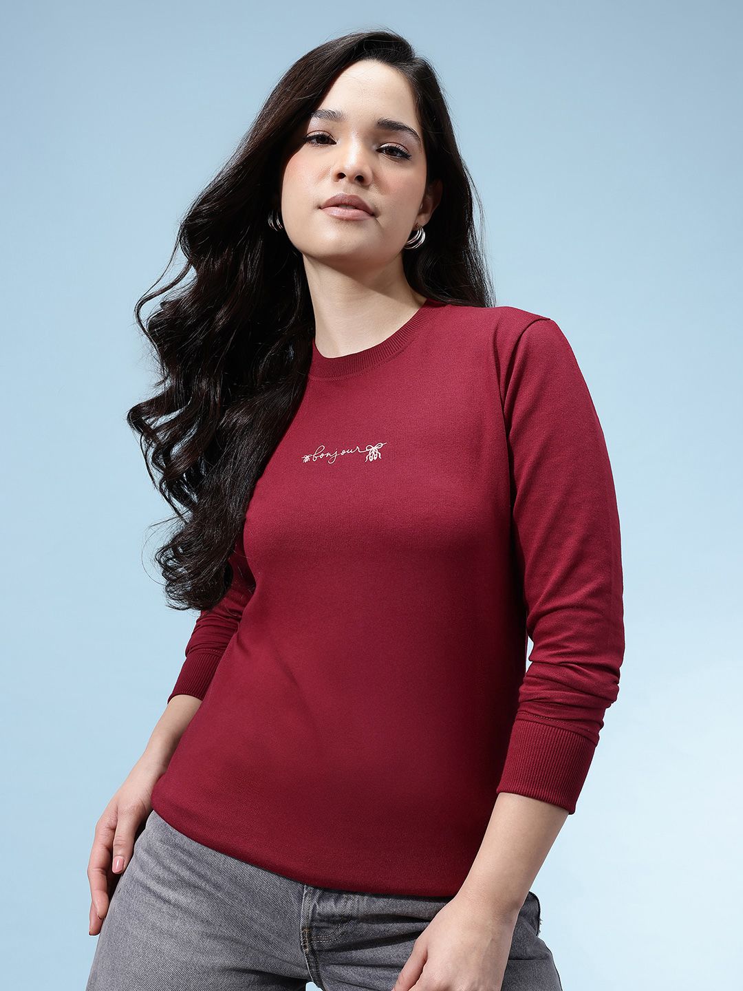 glitchez Typography Printed Terry Sweatshirt-picture-28