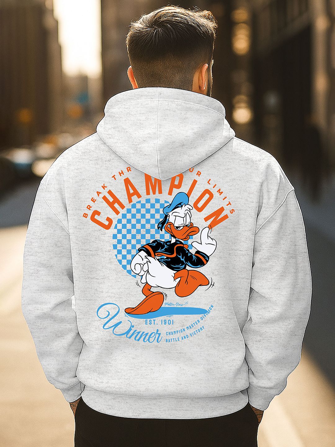 Triptee Men Graphic Printed Hooded Long Sleeves Sweatshirt-picture-23