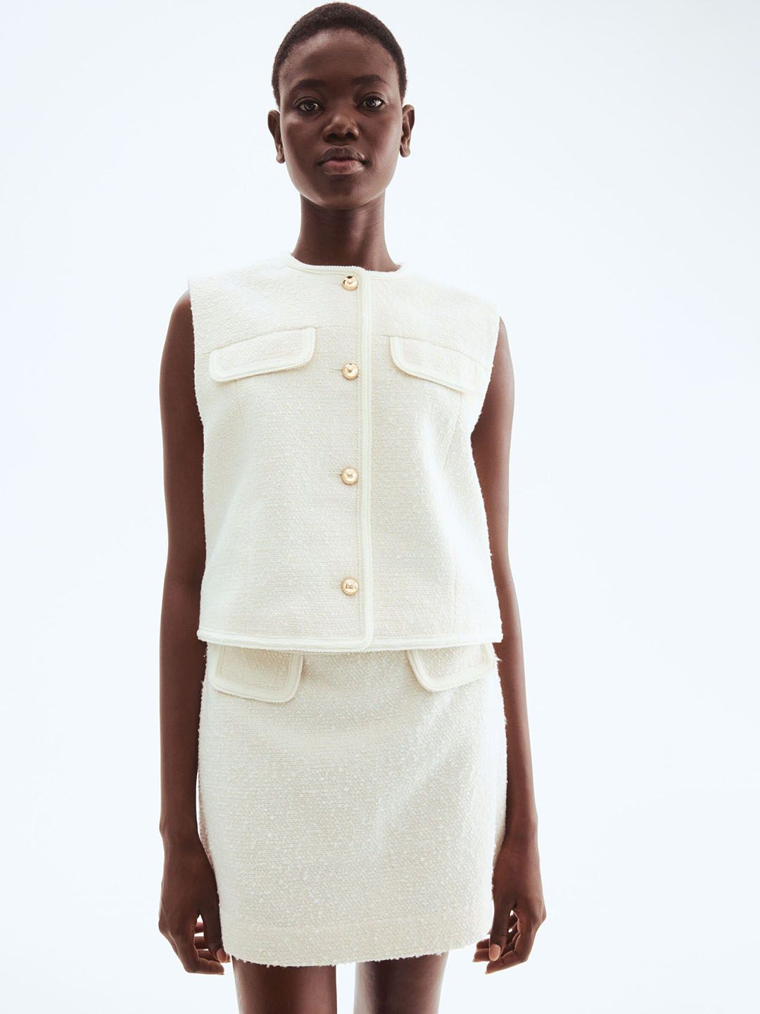 H&M Boucl Waistcoat-picture-52