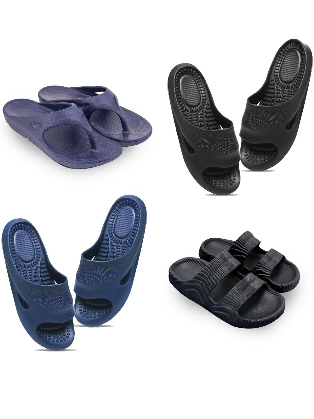 Feel alive Men Pack Of 4 Thong Flip-Flops-picture-31