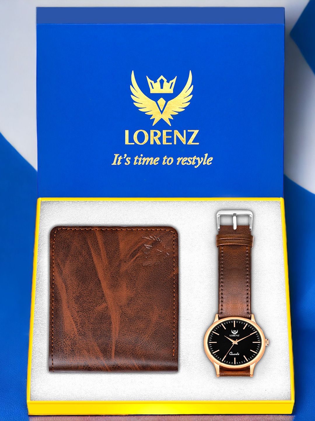 LORENZ Men Accessory Gift Set of Watch and Wallet-picture-20