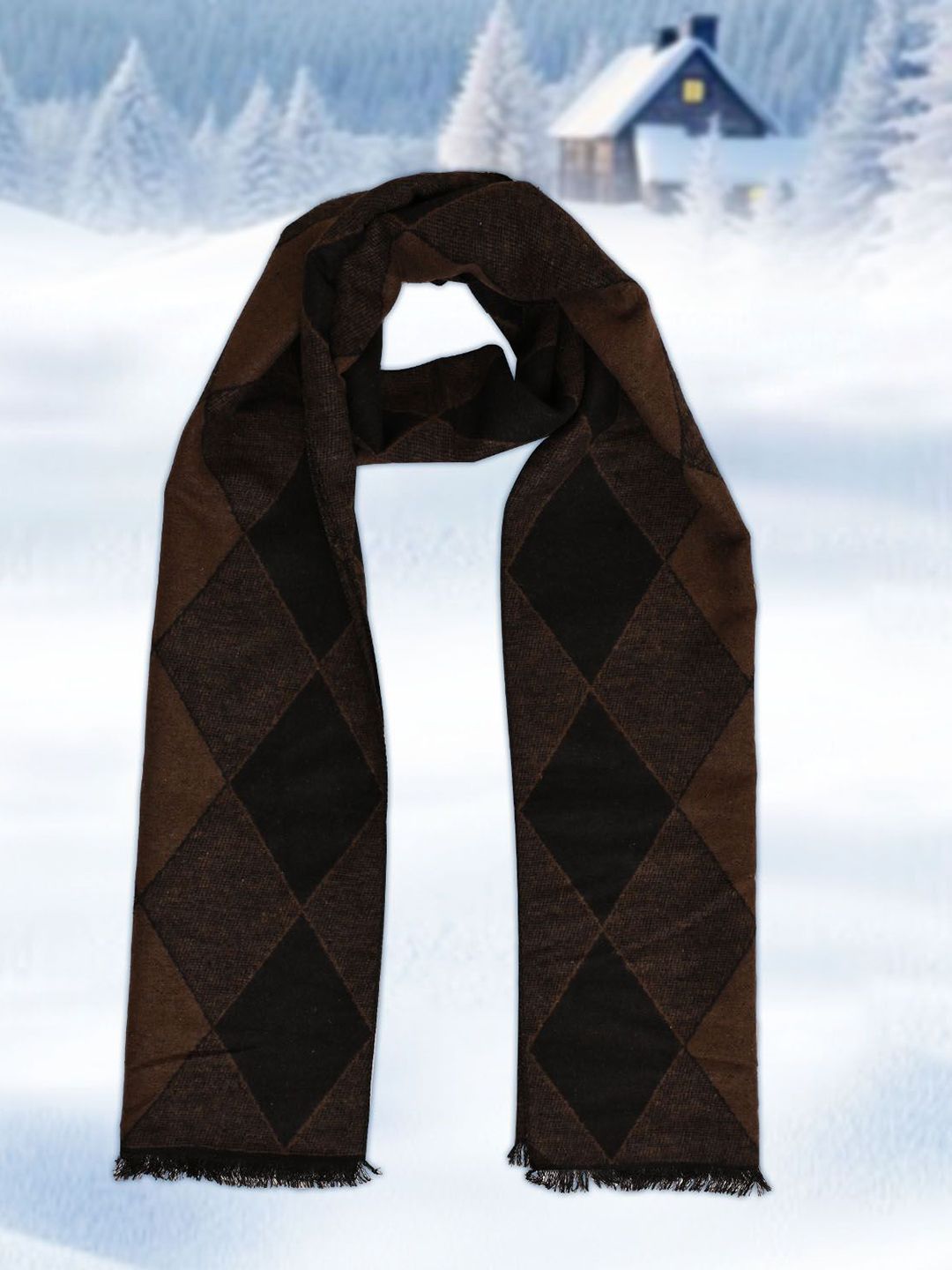 LOOM LEGACY Men Patterned Acrylic Mufflers-picture-29