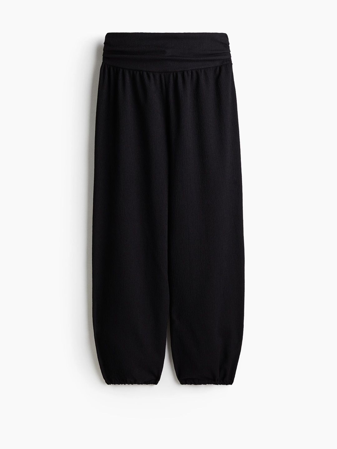 H&M Crinkled Balloon-Leg Trousers