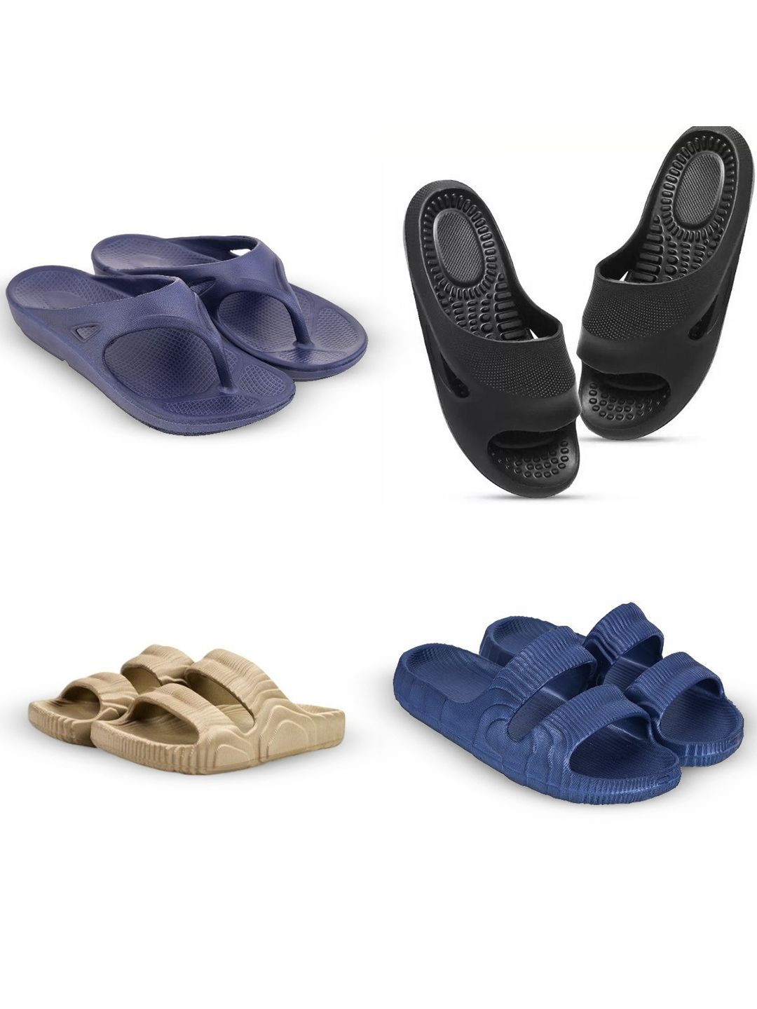 Feel alive Men Set Of 4 Thong Flip-Flops-picture-18