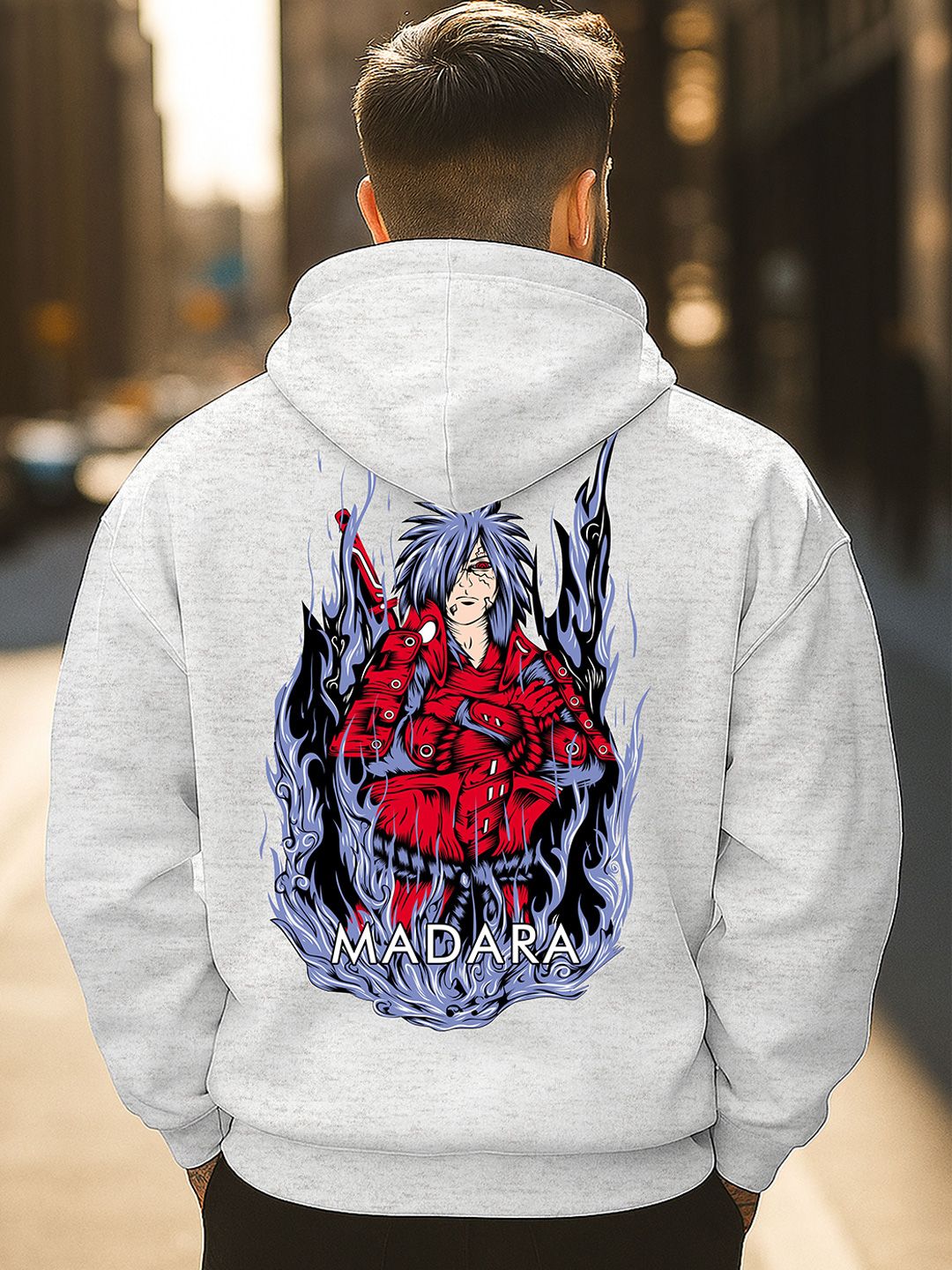 Triptee Men Naruto Graphic Printed Hooded Sweatshirt-picture-55