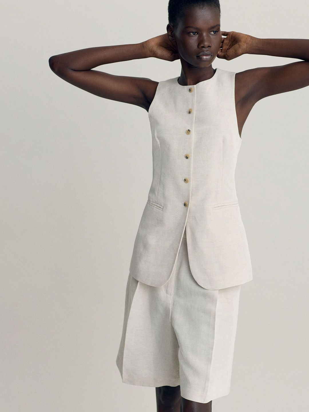 H&M Long Suit Waistcoat-picture-41