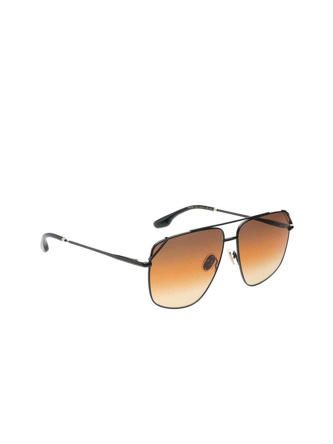 Victoria Beckham Women Orange Lens & Black Square Sunglasses-image-8