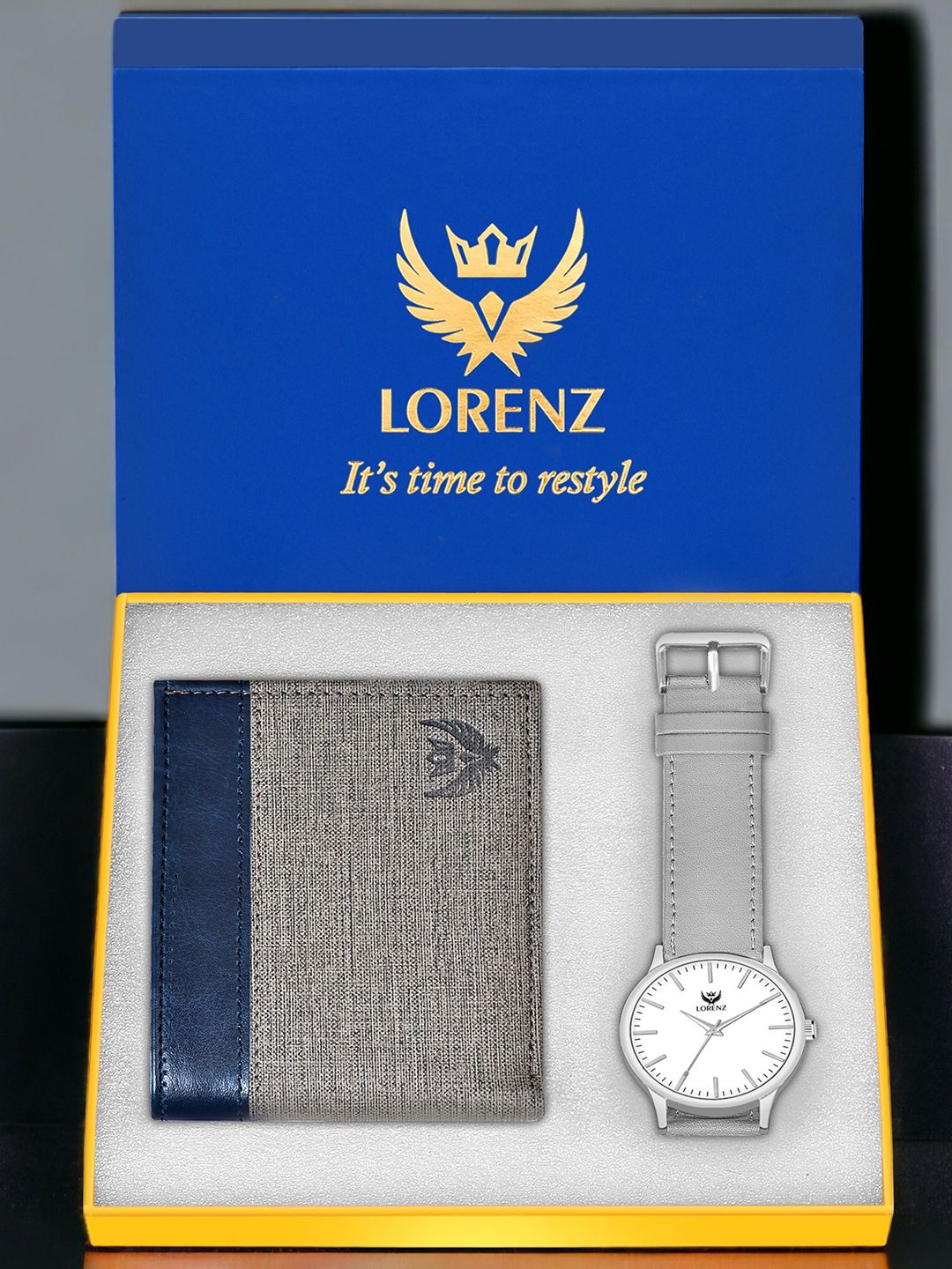 LORENZ Men Accessory Gift Set of Watch and Wallet-picture-31