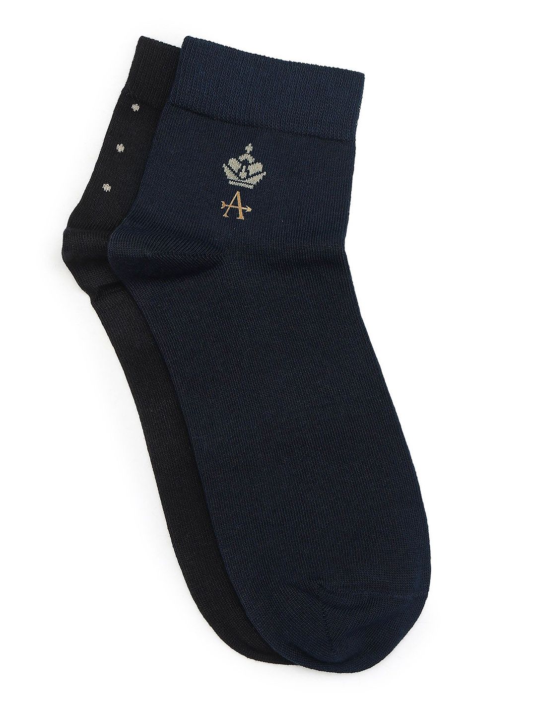 Arrow Men Set Of 2 Patterned Pure Cotton Ankle Length Socks-picture-18