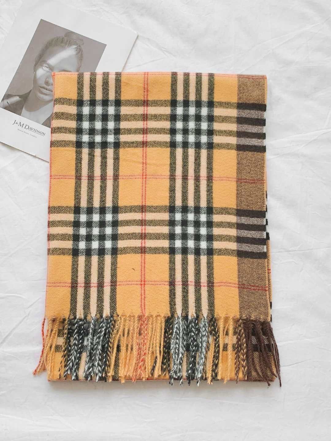 CrossKulture Checked Woollen Shawl-image-36