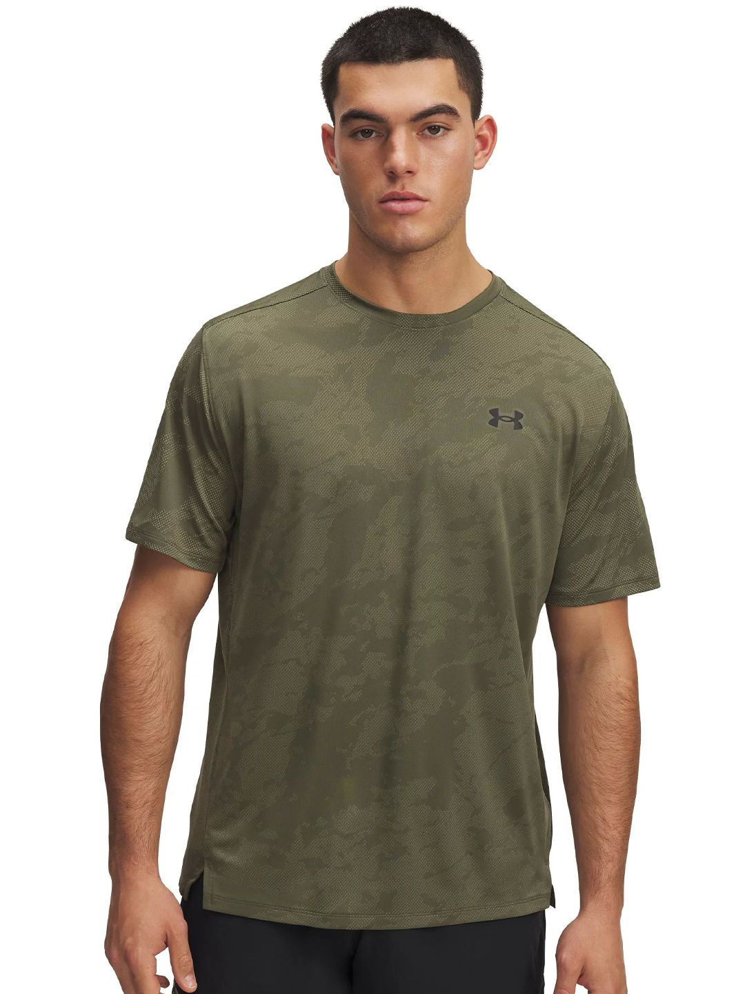 UNDER ARMOUR Men Tech Vent Printed Relaxed Fit Short Sleeve T-Shirt-picture-19
