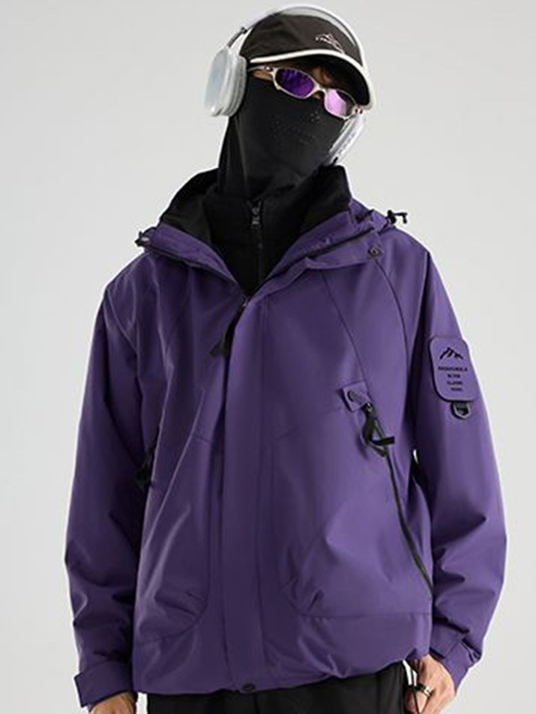 StyleCast x Revolte Men Hooded Solid Windcheater Tailored Jacket-picture-49