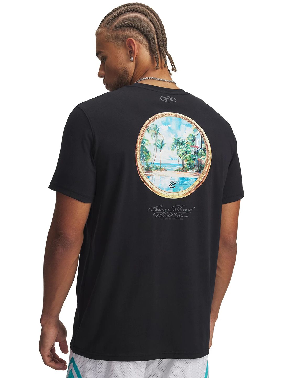 UNDER ARMOUR Men Curry Tour Relaxed Fit Short Sleeve T-Shirt-picture-12