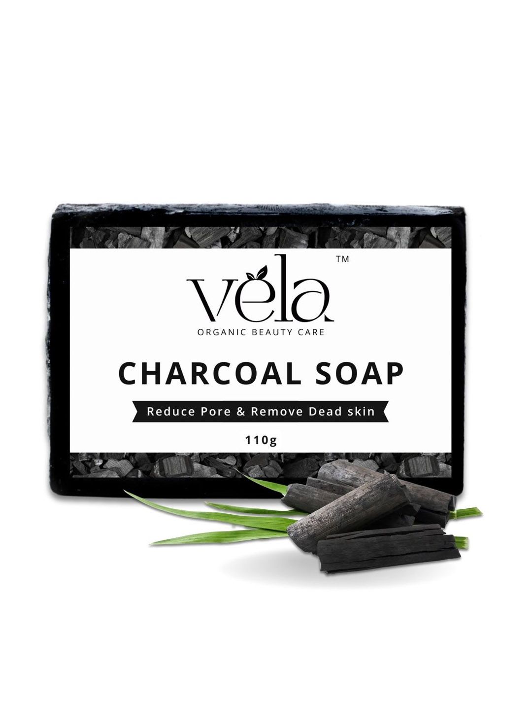 Vela Organic Beauty Care Activated Charcoal Soap For Tan & Dead Skin Remover - 110 g-image-13