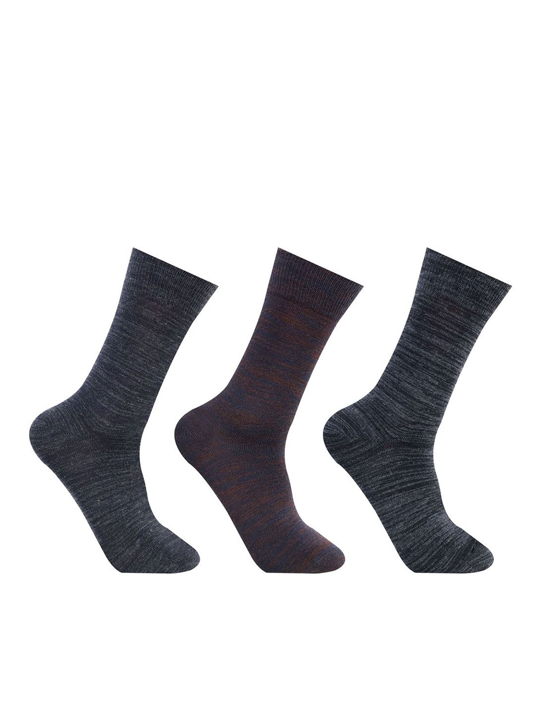 Bonjour Men Pack Of 3Calf-Length Socks-image-40