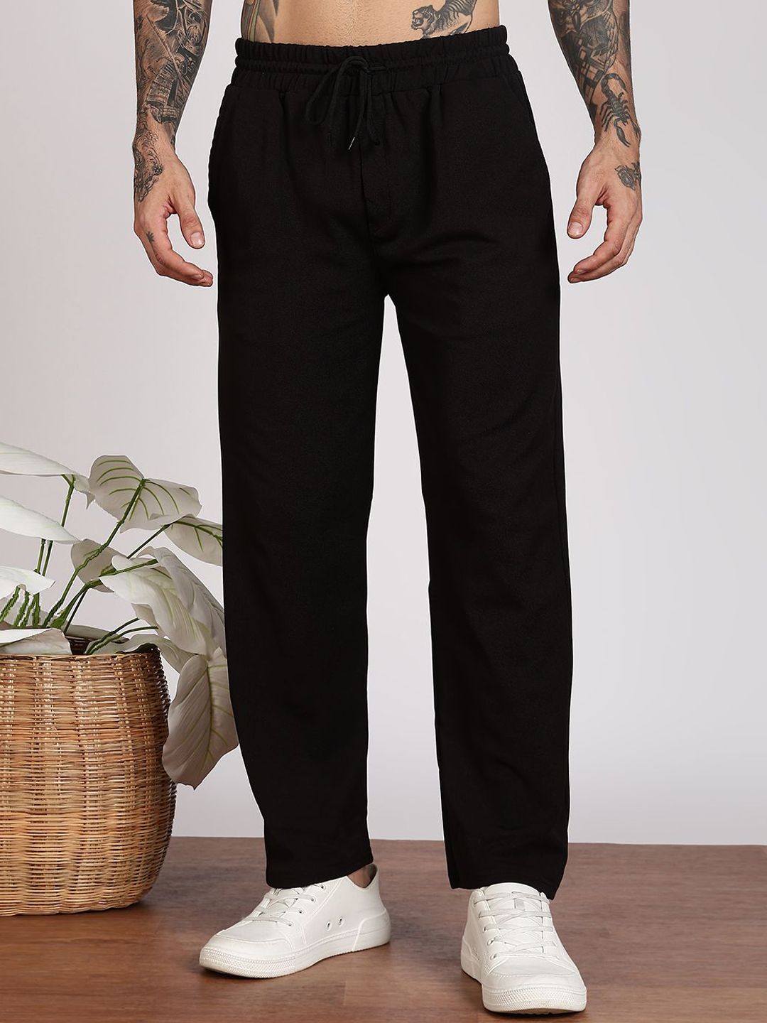 Urban Buccachi Men Straight Relaxed Fit Track Pants-image-11