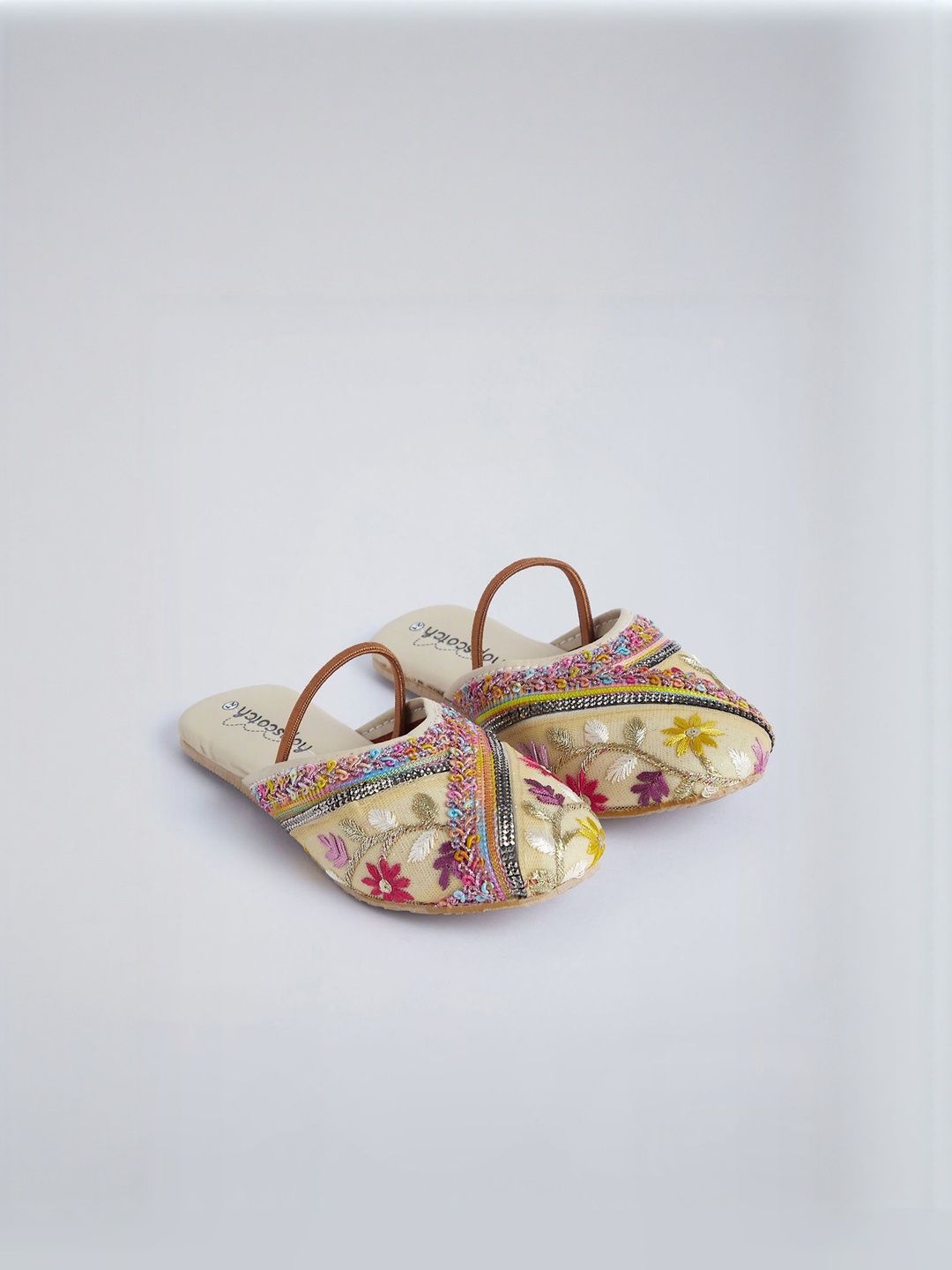 Hopscotch Girls Embellished Party T-Strap Flats-picture-52