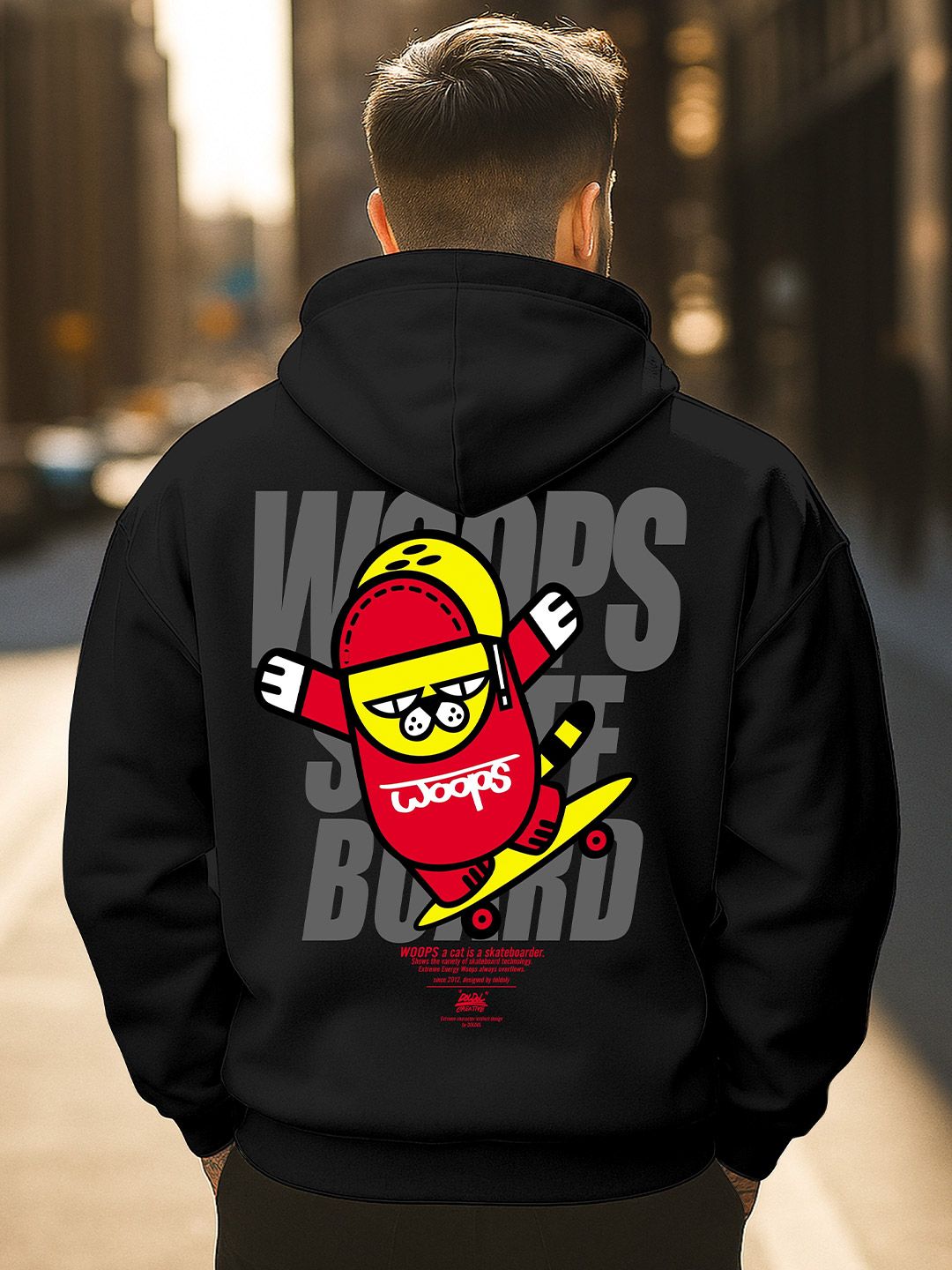Triptee Men Graphic Printed Hooded Long Sleeve Sweatshirt-picture-33