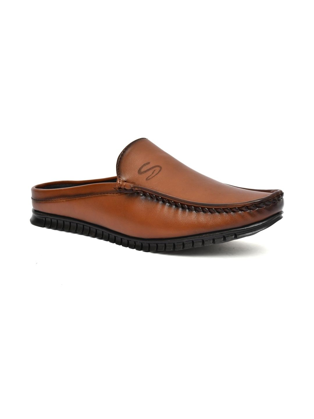 SCARPIA Men Tan Solid Casual Loafers-picture-13