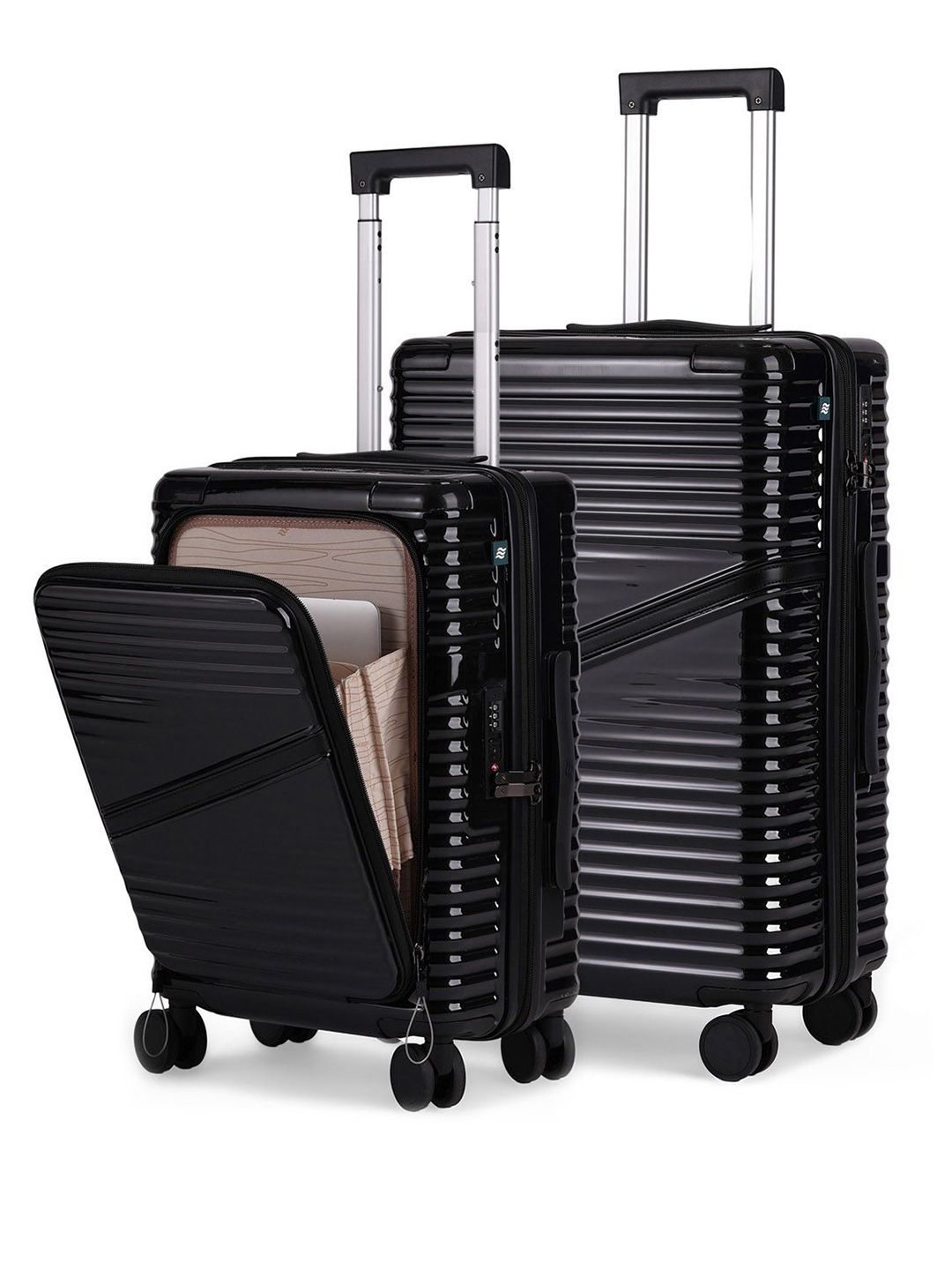 Assembly Set Of 2 Oblique Premium Trolley Bags-picture-38