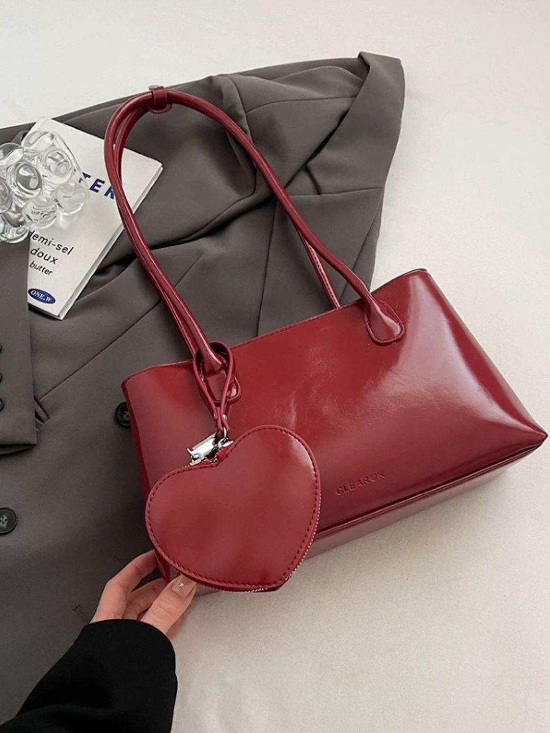 CORSICA Red Solid Polyester Regular Casual Shoulder Bag-picture-38