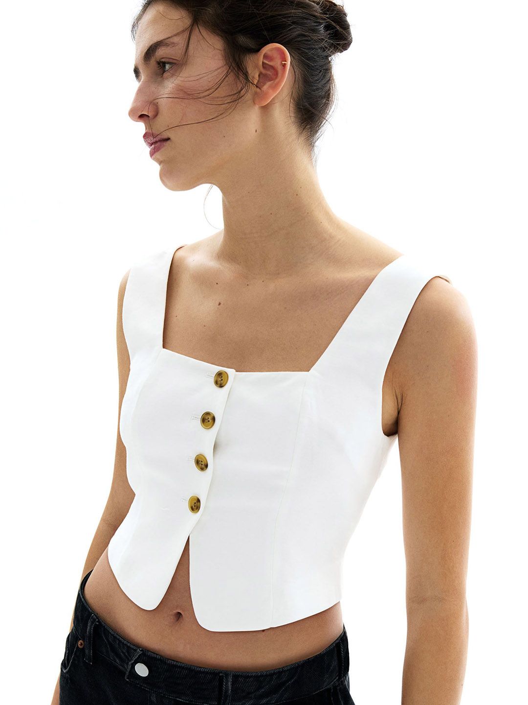H&M Linen-Blend Waistcoat-picture-30