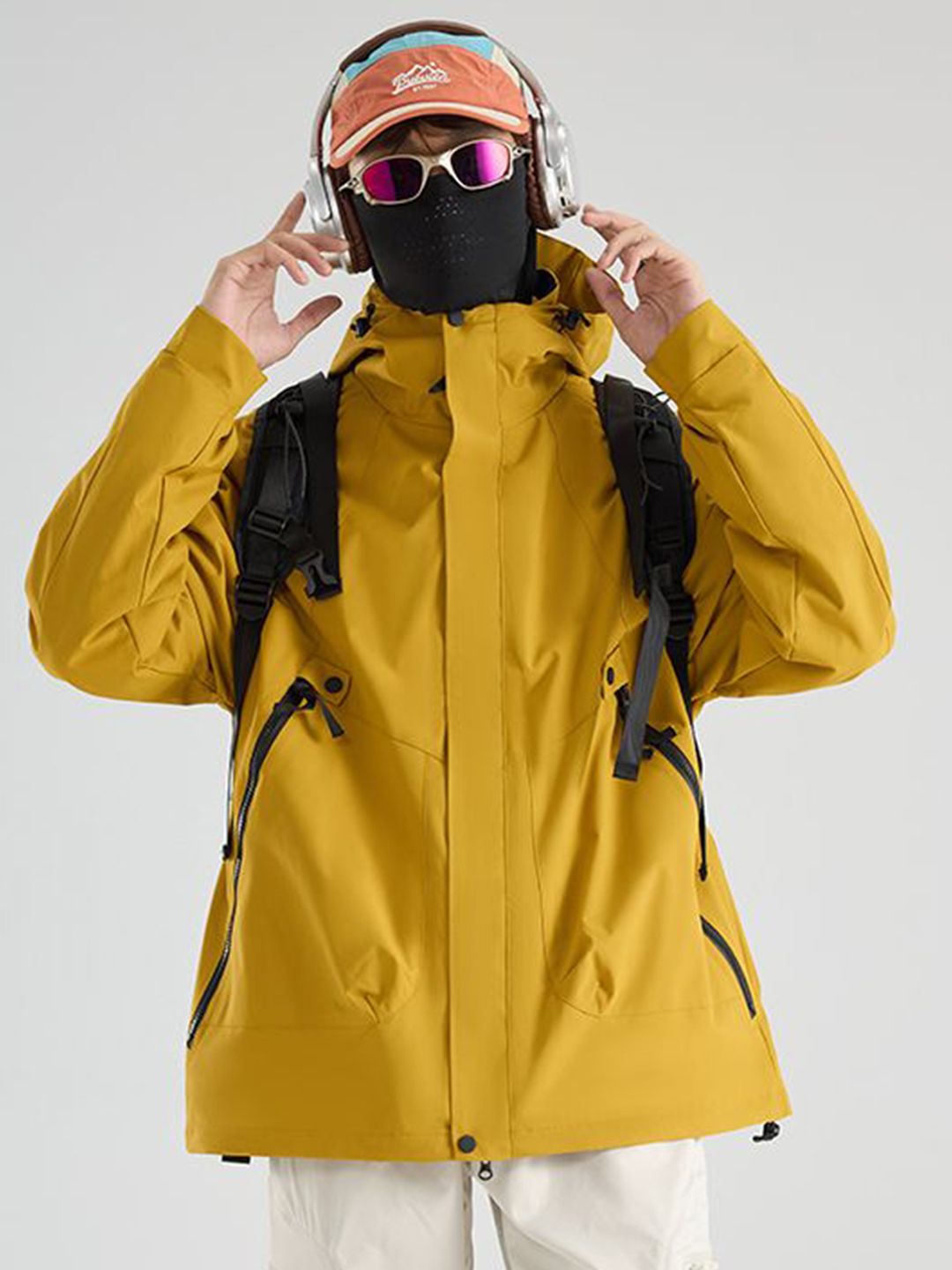 StyleCast x Revolte Men Hooded Solid Windcheater Tailored Jacket-picture-31
