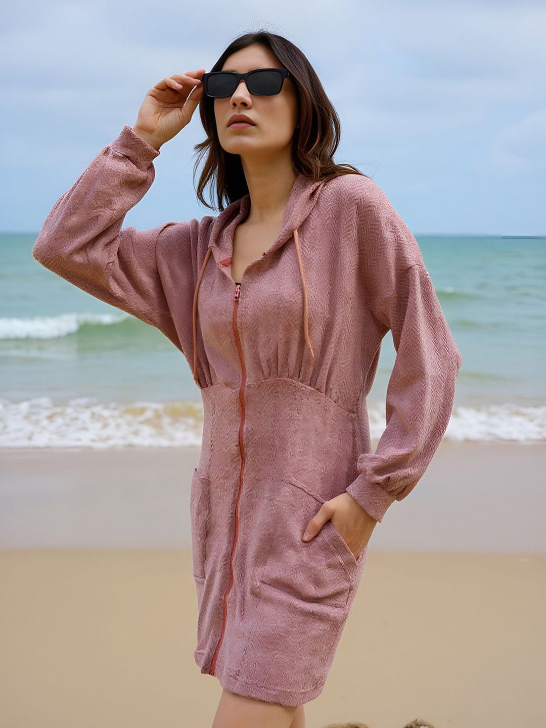 Campus Sutra Women Hooded Long Sleeve Sweatshirt-picture-38