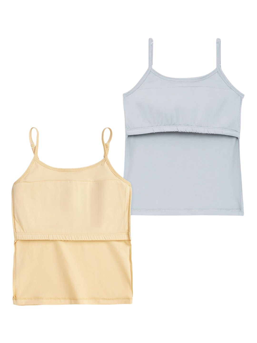 You Got Plan B Girls Pack Of 2 Cotton Camisoles