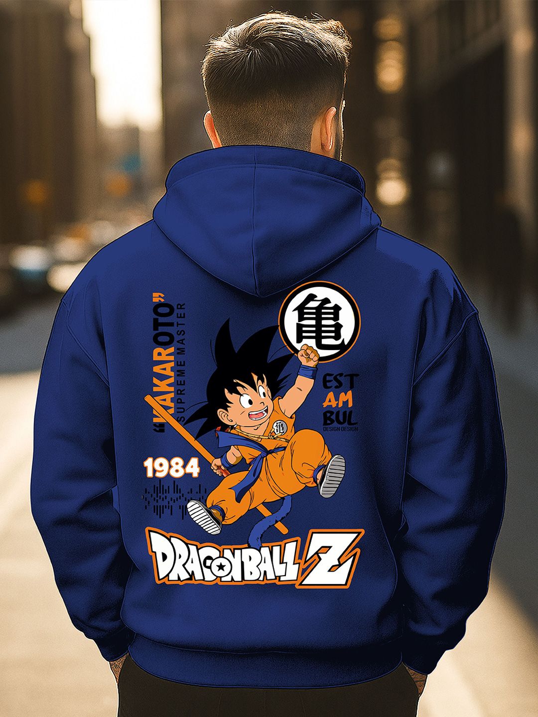 Triptee Men Dragon Ball Z Graphic Printed Full Sleeve Hooded Sweatshirt-picture-33