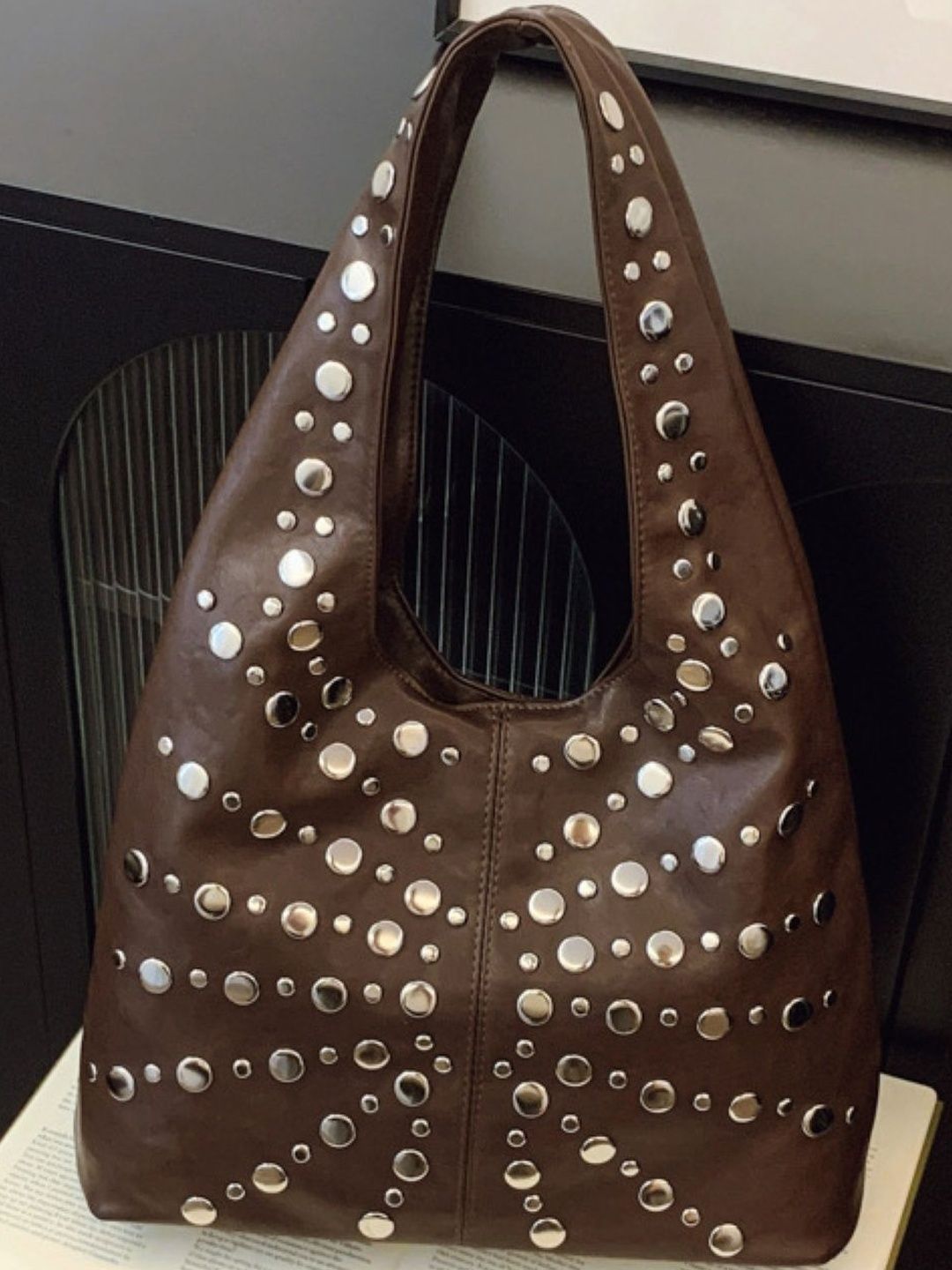 CORSICA Brown Solid Swagger Shoulder Bag-picture-33
