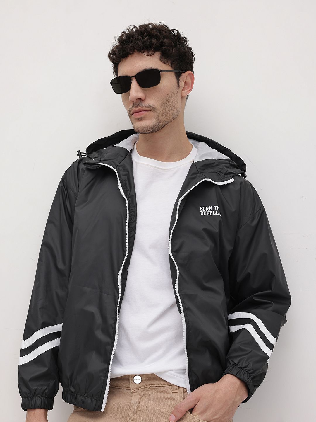 The Roadster Life Co. Contrast Zip Hooded Bomber Jacket-picture-46
