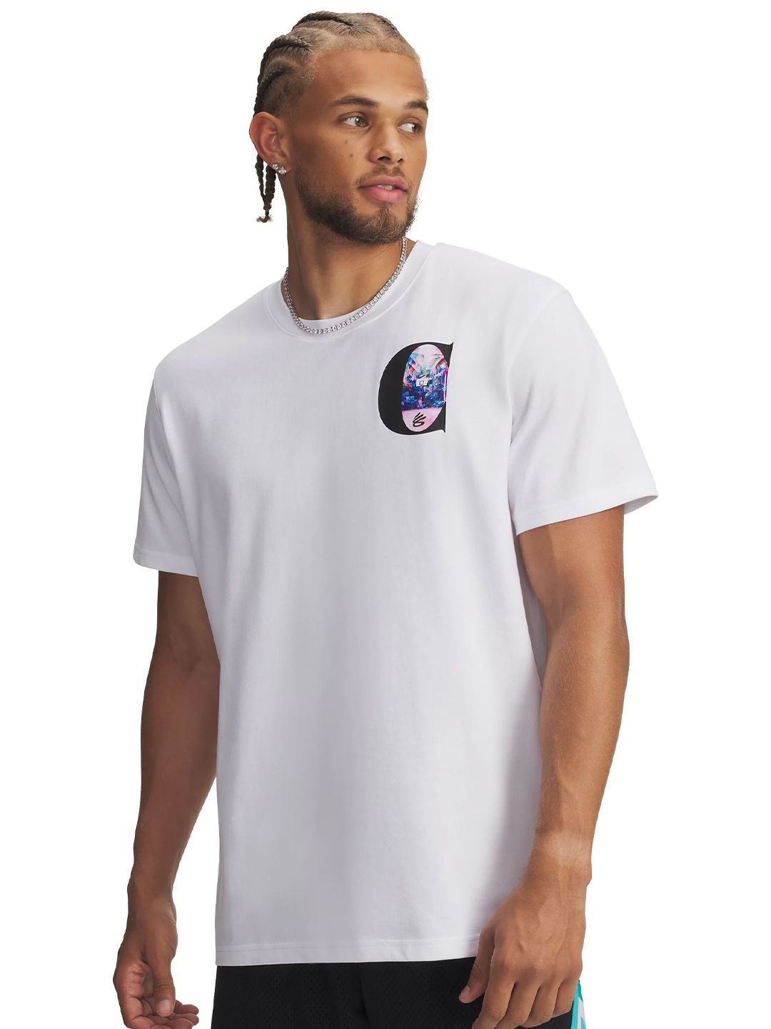 UNDER ARMOUR Curry Tour Graphic Printed Relaxed Fit Short Sleeve T-Shirt-picture-26