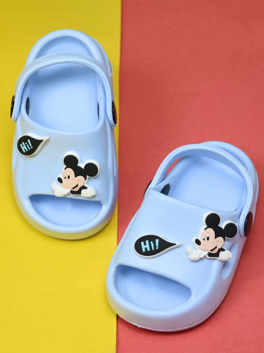 Disney By Yellow Bee Boys Self Design Mickey Mouse Clogs Flip Flops-picture-29