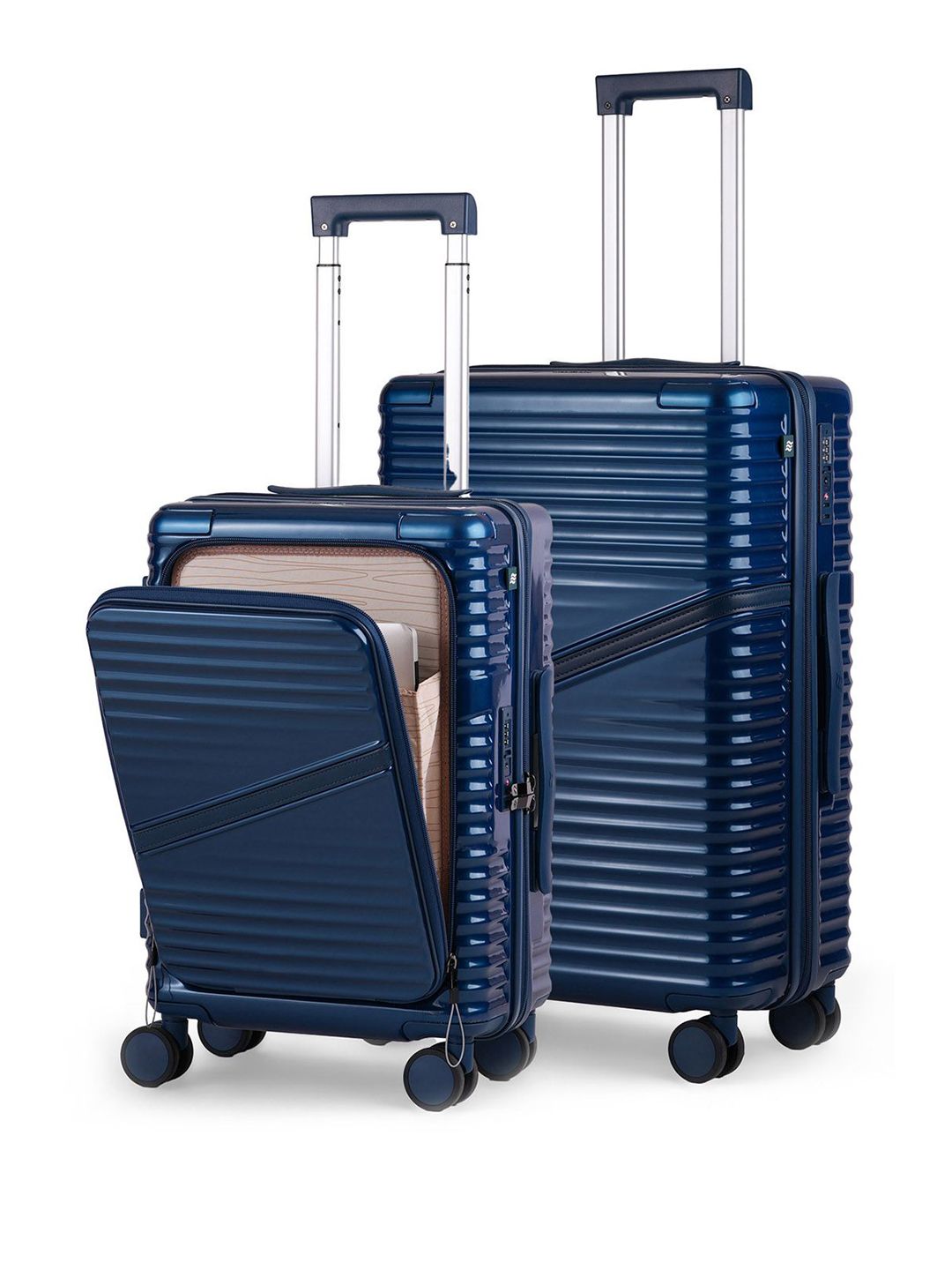 Assembly Unisex Set Of 2 Oblique Trolley Bags Pro20+24-picture-10