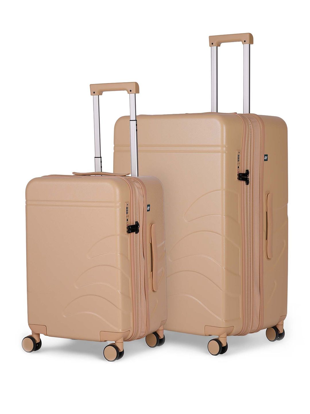 Assembly Unisex Set Of 2 Flowe Luggage Trolley Bag-picture-27