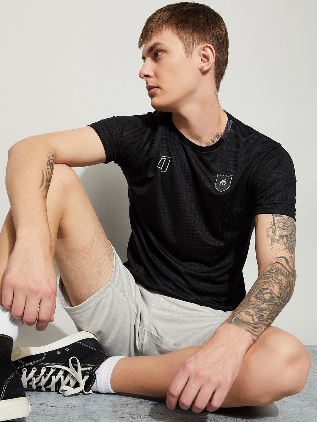 Fame Forever by Lifestyle Men Black Printed Polyester Regular Tshirts-picture-16