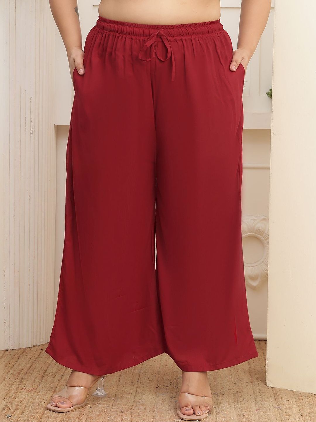 KALINI Women Flared Ethnic Palazzos-picture-23