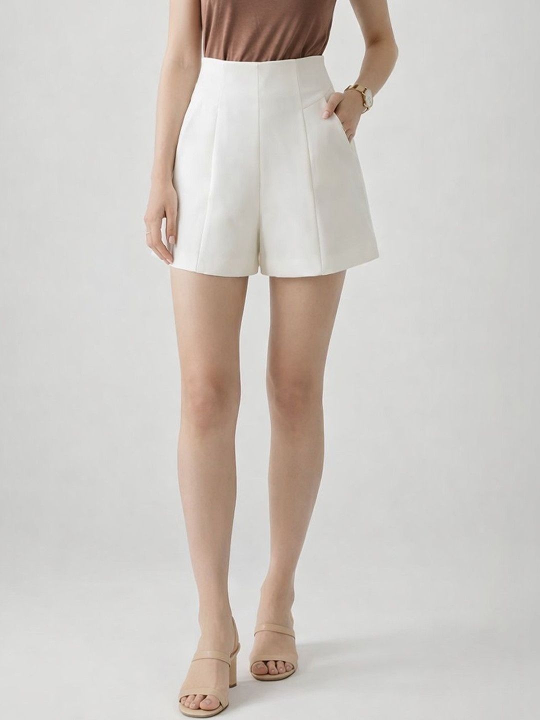Mast & Harbour Women High-Rise Shorts-picture-19