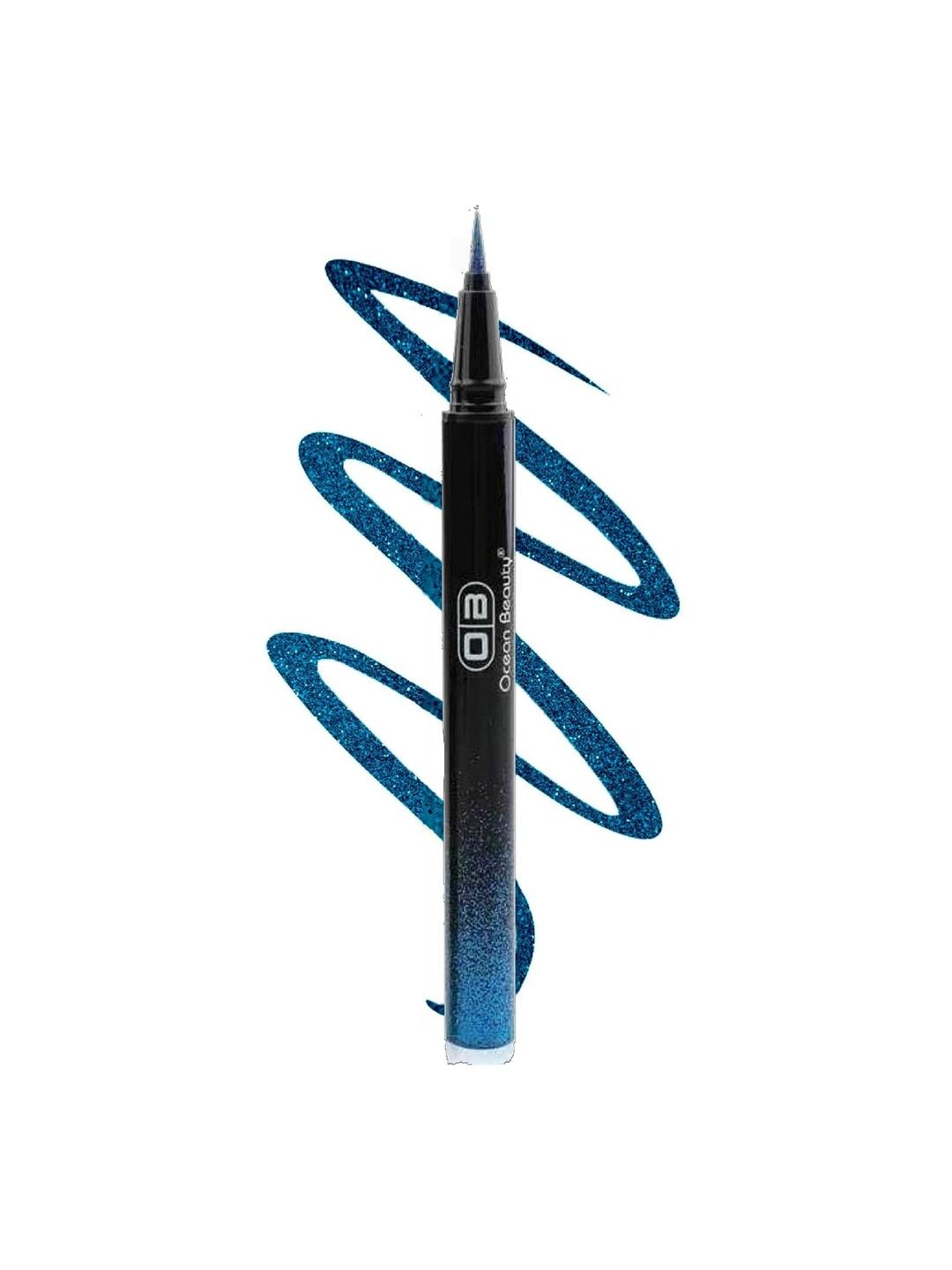 OB Ocean Beauty Waterproof Long Lasting Glitter Eye Liner Sketch Pen - Blue 01-image-33