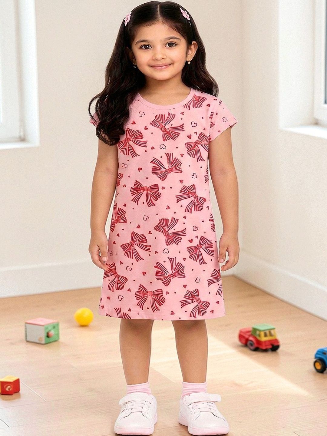KEESOR Tie and Dye Print Dress-image-37