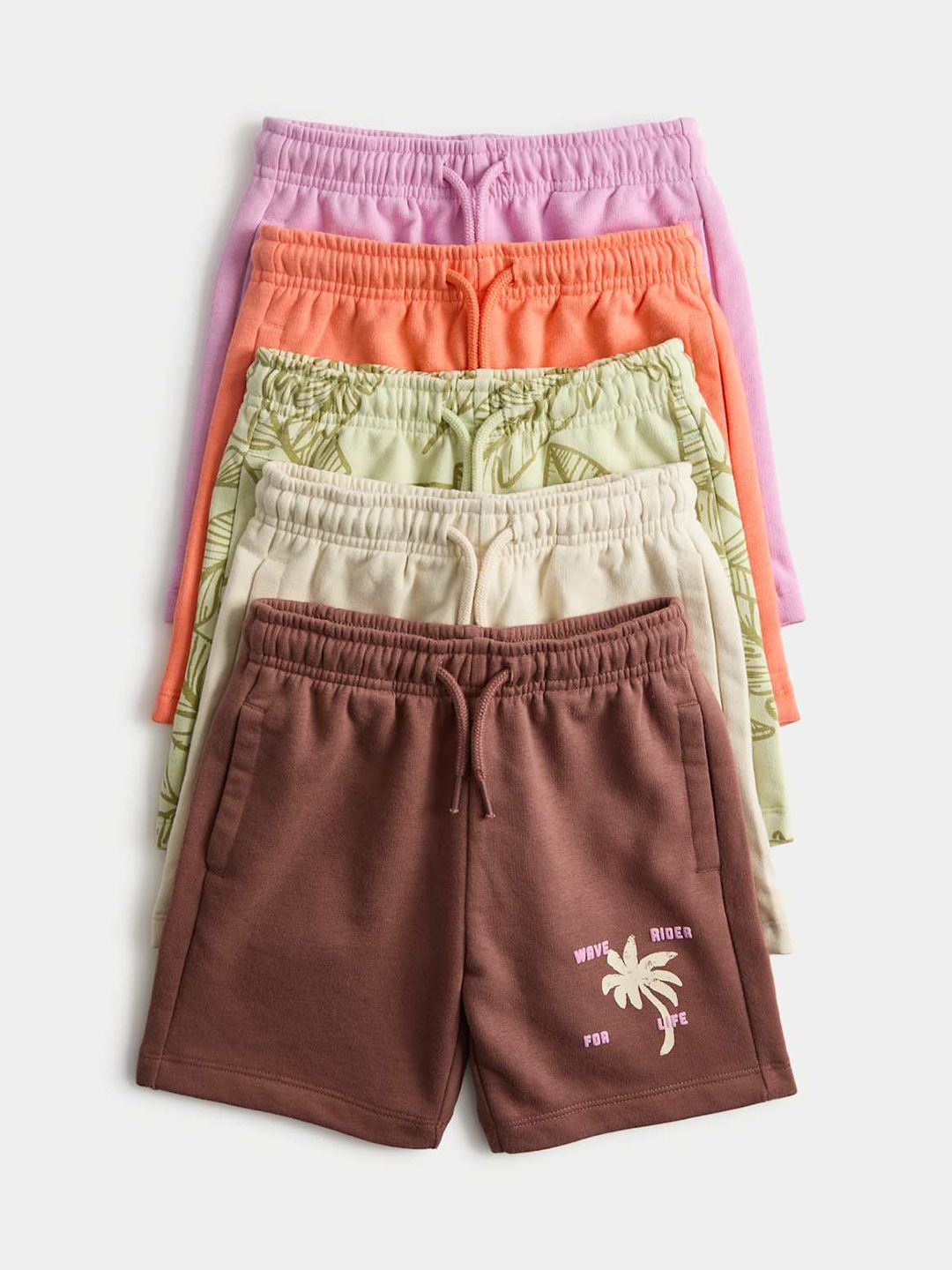 Marks & Spencer Pack of 5 Cotton Blend Boy Shorts-picture-34